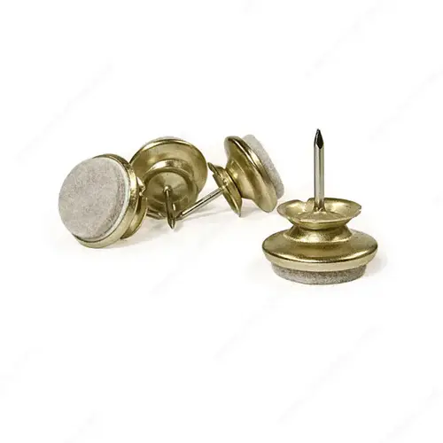 Heavy-Duty Swivel Nail-On Round Felt Glides