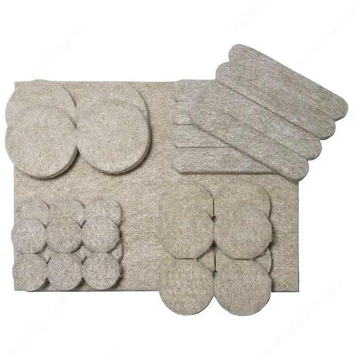 FELTAC Heavy-Duty Self-Adhesive Multipack Felt Pads - pack of 33 23054