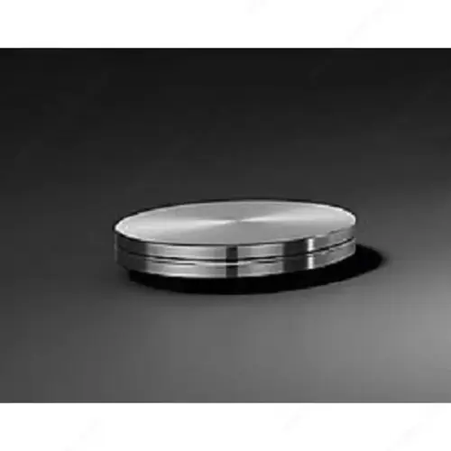 Round adapter to affix a glass plate Chrome Round adapter to affix a glass plate Chrome