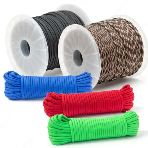 Paracord 550 Diamond Braid Nylon Rope Yellow