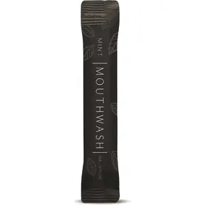 Go Mouthwash MW250-LX-BL Luxury Collection Black Sachet Travel Size Packets