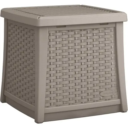 Elements End Table With Storage Dove Gray Elements End Table With Storage Dove Gray