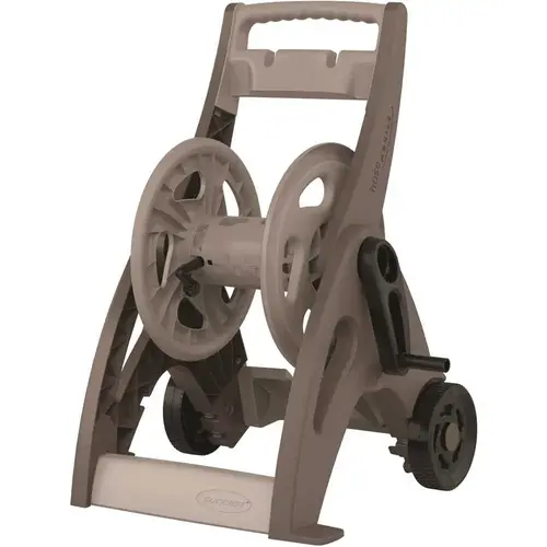 175 Feet Hose Mobile Hose Reel Cart - Dark Taupe 175 Feet Hose Mobile Hose Reel Cart - Dark Taupe