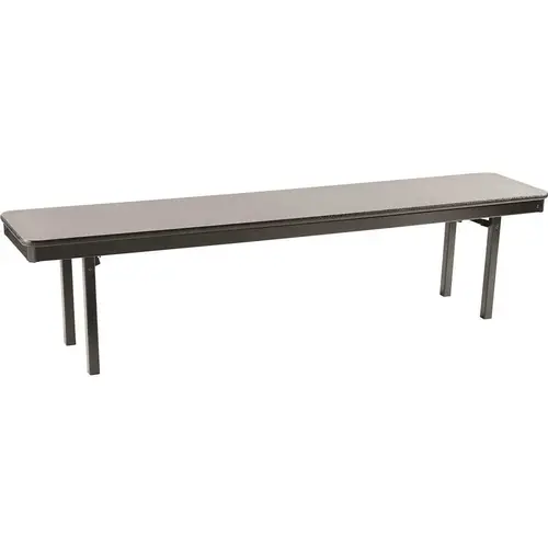 15"X96" Max Seating Folding Bench, Mdf Core, Grey 15"X96" Max Seating Folding Bench, Mdf Core, Grey
