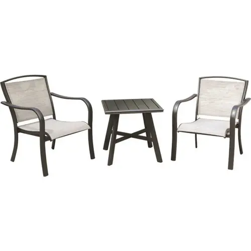 Richmond Dining Set With 2 Sling Chat Chairs Richmond3pc Richmond Dining Set With 2 Sling Chat Chairs Richmond3pc