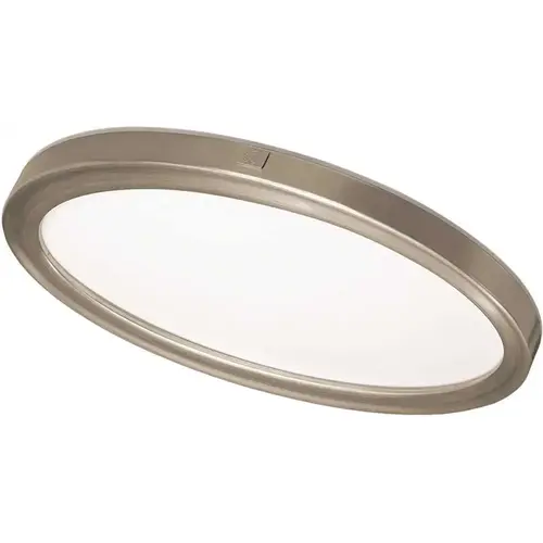 32" Oval Bn Low Profile Night Light