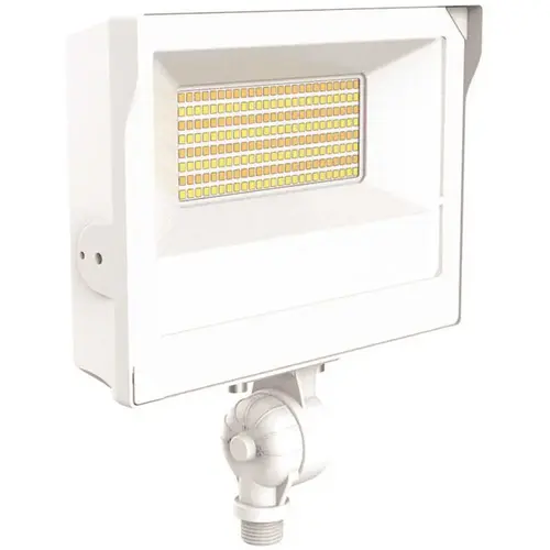 Versaflood Light With Photocell, Small, 4500-8400 Lumens, Select Cct, White Versaflood Light With Photocell, Small, 4500-8400 Lumens, Select Cct, White