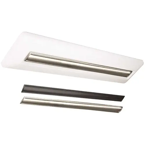 4 ftx10" Linear Low Profile 2 Medallions