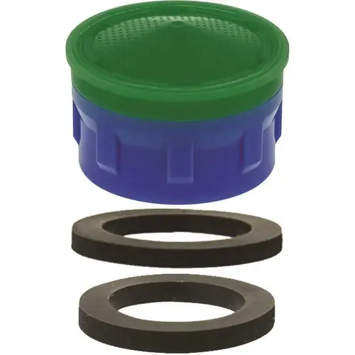 1.5gpm Clinic Laminar Aerator Blue Insert With Washers 1.5gpm Clinic Laminar Aerator Blue Insert With Washers