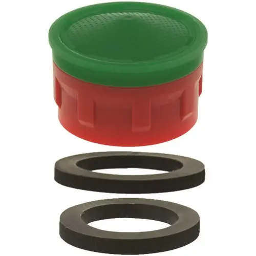1.5gpm Clinic Laminar Aerator Red Insert With Washers 1.5gpm Clinic Laminar Aerator Red Insert With Washers