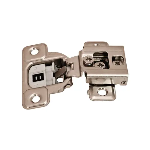 Concealed Hinge, Salice Excenthree 3-Cam, 106 degree Opening Angle, Soft Close, 3/4" Overlay Screw-on, model CUP34D9R Concealed Hinge, Salice Excenthree 3-Cam, 106 degree Opening Angle, Soft Close, 3/4" Overlay Screw-on, model CUP34D9R