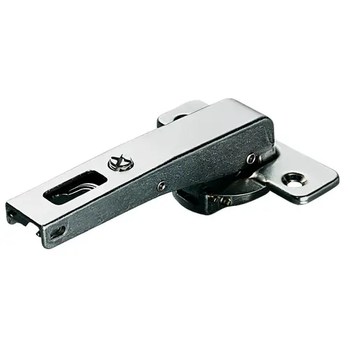 Blind Corner Concealed Hinge, Salice, 94 degree Opening Angle, Self Close, Inset Mounting, Nickel-Plated C27BN99AC Special Application, Rapido, model C27BN99AC Nickel plated