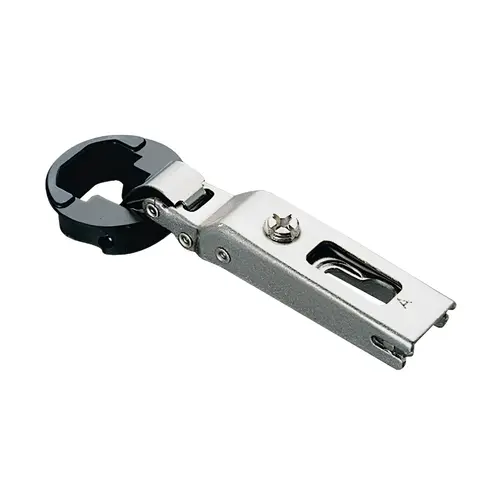 Glass Door Concealed Hinge, Salice, 94 degree Opening Angle, Self Closing, Full Overlay For screwing into 26 mm cup drilling, model C2C7A39 Cup: Black, Hinge arm: Nickel plated Glass Door Concealed Hinge, Salice, 94 degree Opening Angle, Self Closing, Full Overlay For screwing into 26 mm cup drilling, model C2C7A39 Cup: Black, Hinge arm: Nickel plated