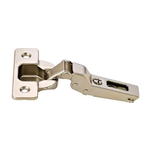 Concealed Hinge, Salice 200 Series, 110 degree Opening Angle, Half Overlay for screw fixing from interior width 70 mm, Self Close, Screw Mounting, Model C2P6G99 Nickel plated Concealed Hinge, Salice 200 Series, 110 degree Opening Angle, Half Overlay for screw fixing from interior width 70 mm, Self Close, Screw Mounting, Model C2P6G99 Nickel plated