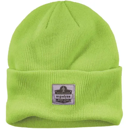 6806 Lime Cuffed Rib Knit Winter Hat - pack of 6 6806 Lime Cuffed Rib Knit Winter Hat - pack of 6
