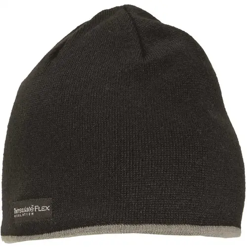 6818 Black Knit Winter Hat Fleece Lined - pack of 6 6818 Black Knit Winter Hat Fleece Lined - pack of 6
