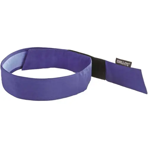 6705ct Solid Blue Cooling Bandana Headband Pva Hl - pack of 6 6705ct Solid Blue Cooling Bandana Headband Pva Hl - pack of 6