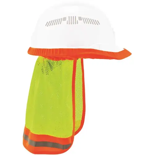 8005 Lime Hi-Vis Hard Hat Neck Shade - pack of 6 8005 Lime Hi-Vis Hard Hat Neck Shade - pack of 6