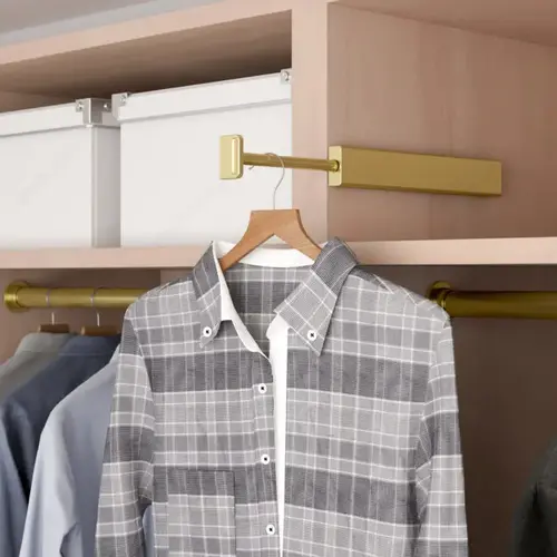 Design-R Valet Rod Satin Brass