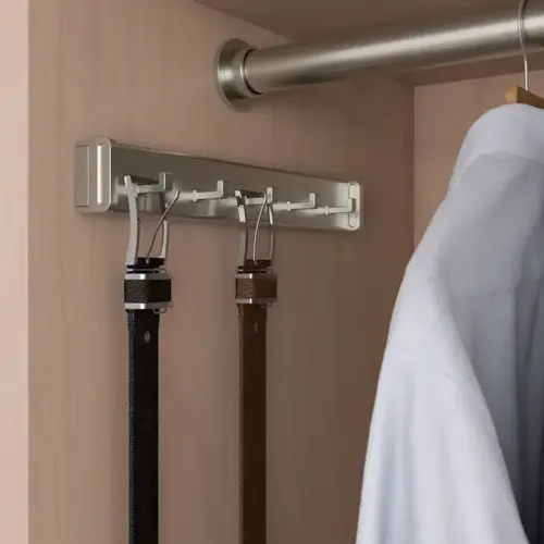 Design-R Pull-Out Belt Rack Matte Nickel Design-R Pull-Out Belt Rack Matte Nickel