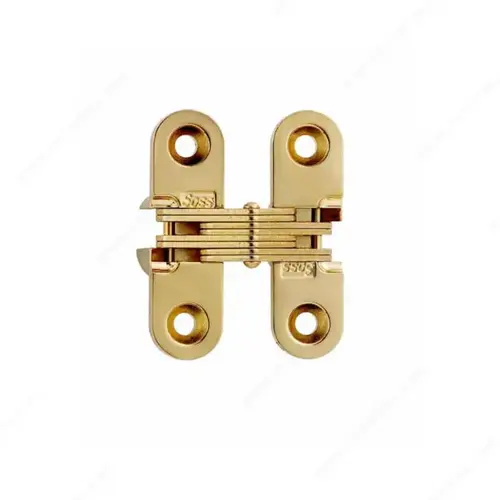 Concealed Steel Hinge - Model #203 Pair Brass