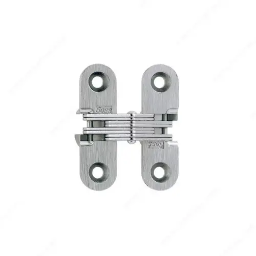 Concealed Steel Hinge - Model #203 Pair Satin Chrome