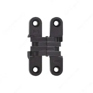 SOSS 42020490 Concealed Steel Hinge - Model #204 Pair Black
