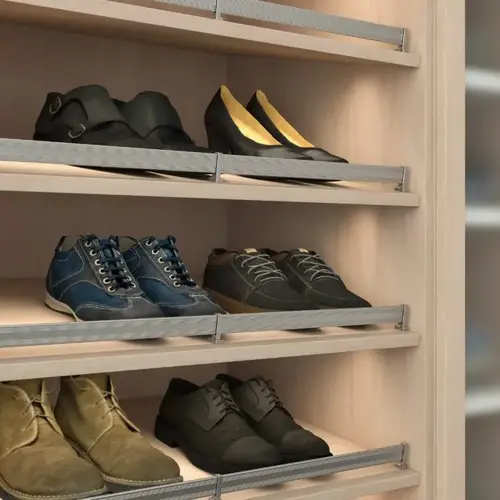 Design-R Shoe Rails Matte Nickel Design-R Shoe Rails Matte Nickel