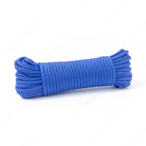 Paracord 550 Diamond Braid Nylon Rope Blue Paracord 550 Diamond Braid Nylon Rope Blue