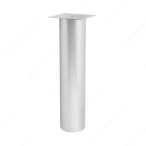 27 3/8 in (696 mm) Table Leg - 48181 and 48182 Matte Chrome 27 3/8 in (696 mm) Table Leg - 48181 and 48182 Matte Chrome