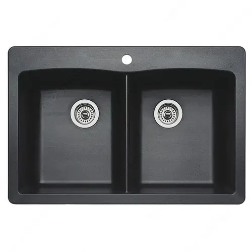 Sink - Diamond 2 (Double) Anthracite