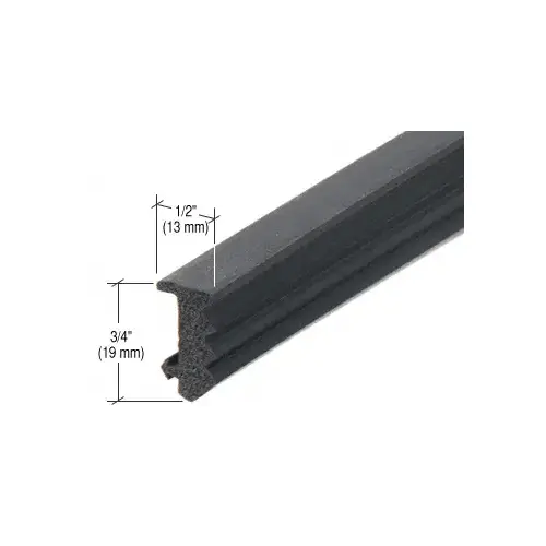 Black EPDM Sponge Glazing Gasket - 250 ft Black EPDM Sponge Glazing Gasket - 250 ft