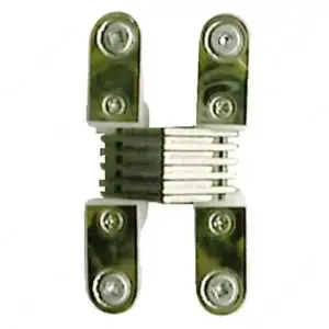 Ceam 49930180 Plastic Concealed Hinge with 180 Opening Angle Nickel