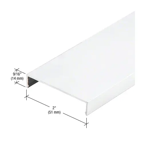 Face Cap, White KYNAR Paint - 24'-2" Stock Length Face Cap, White KYNAR Paint - 24'-2" Stock Length