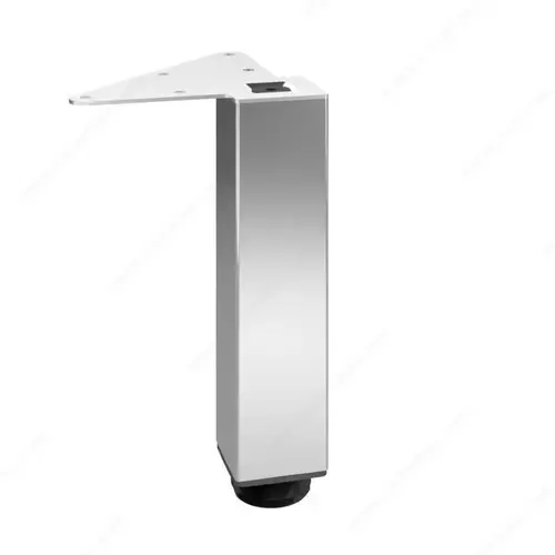 Adjustable Furniture Leg - 555 Chrome - pack of 4 Adjustable Furniture Leg - 555 Chrome - pack of 4