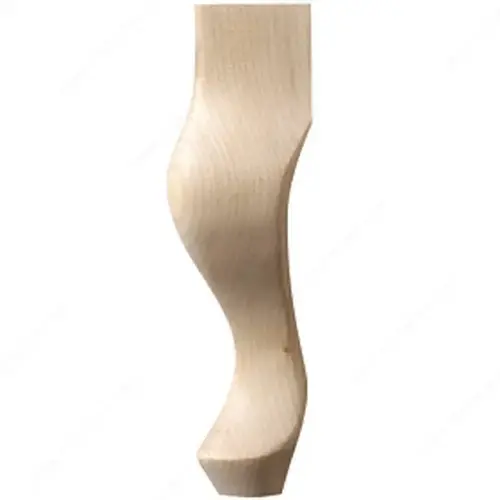 Queen Anne Style Wooden Leg Queen Anne Style Wooden Leg