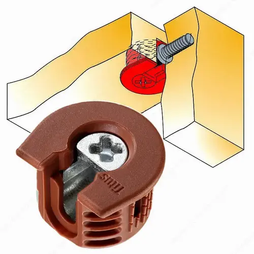 Knock-in Housing Non-Outrigger Drop-In Brown Knock-in Housing Non-Outrigger Drop-In Brown