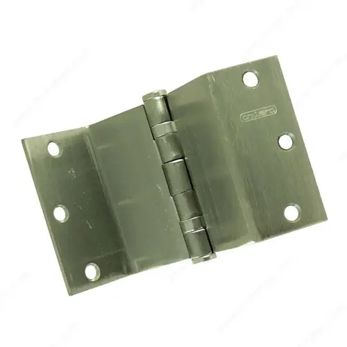 Ball Bearing Swing Clear Hinge Brushed Chrome