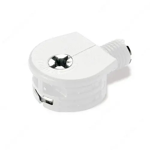 Flanged Lip Quickloc Cam Connector White Flanged Lip Quickloc Cam Connector White