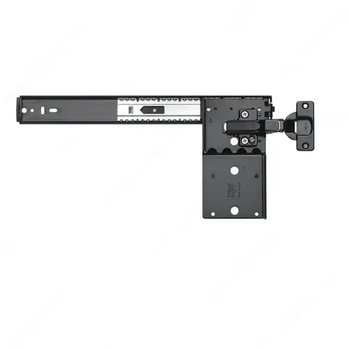 8071 EZ Pivot Door Slide, 30lb Capacity, Ebony Black, 18", Polybag 8071 EZ Pivot Door Slide, 30lb Capacity, Ebony Black, 18", Polybag