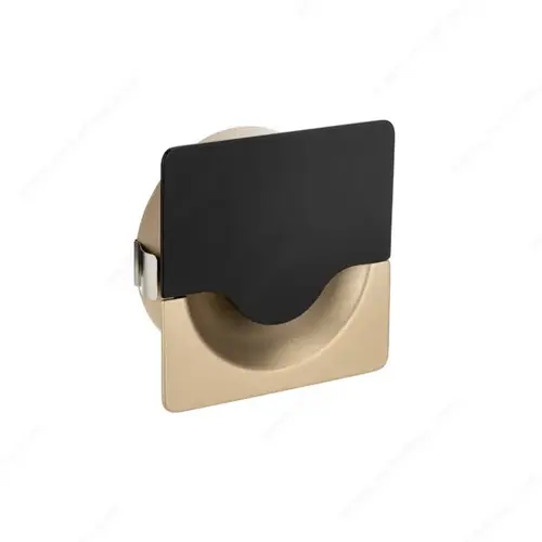 Square Grommet with Half-Moon Opening - Rialto Limited Edition Matte Black / Verona Gold