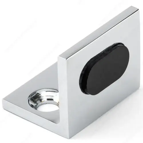 Floor Mount Glass Door Stopper Bright Polished Chrome