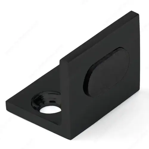 Floor Mount Glass Door Stopper Matte Black