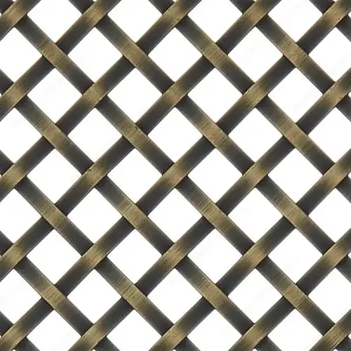 Decorative Wire Mesh - Model C Burnished Brass Decorative Wire Mesh - Model C Burnished Brass