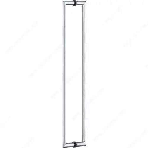 3/4" (19 mm) Round Tubular Handle with Decorative Ring and 90 Corners