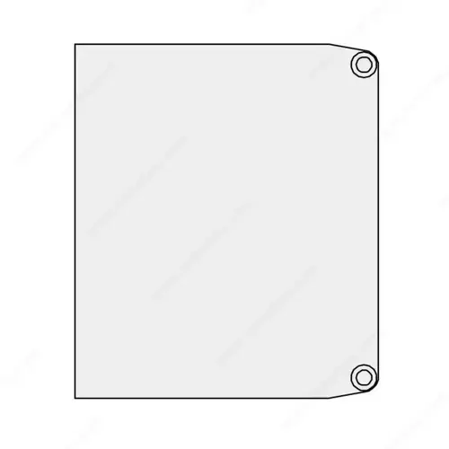 End Cap Type 1358 for STEP Wall Mount with Fascia Pair