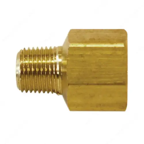 Hex Adapter - 1/4" (M) x 3/8" (F) NPT Hex Adapter - 1/4" (M) x 3/8" (F) NPT