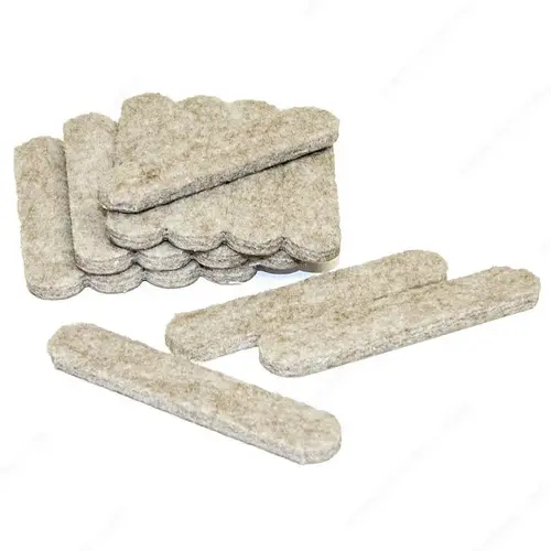Beige Strip Felt Pads