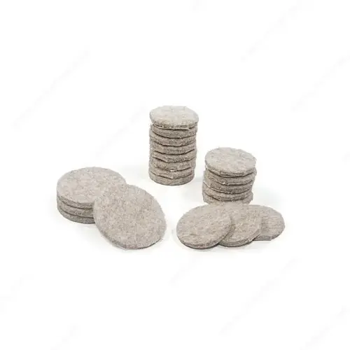 Beige Felt Multipacks (Round) - pack of 20 Beige Felt Multipacks (Round) - pack of 20