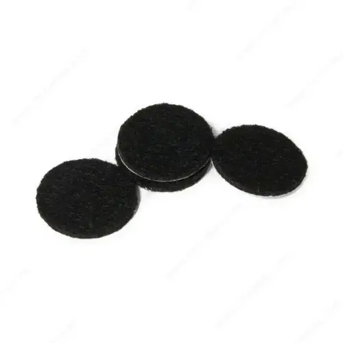 Black Round Felt Pads